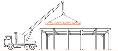 vector engineers metal building services icon